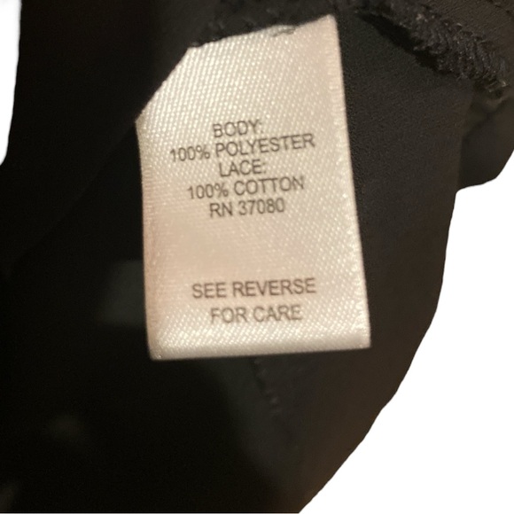 Cato sheer top in black size 18/20 - Picture 6 of 7